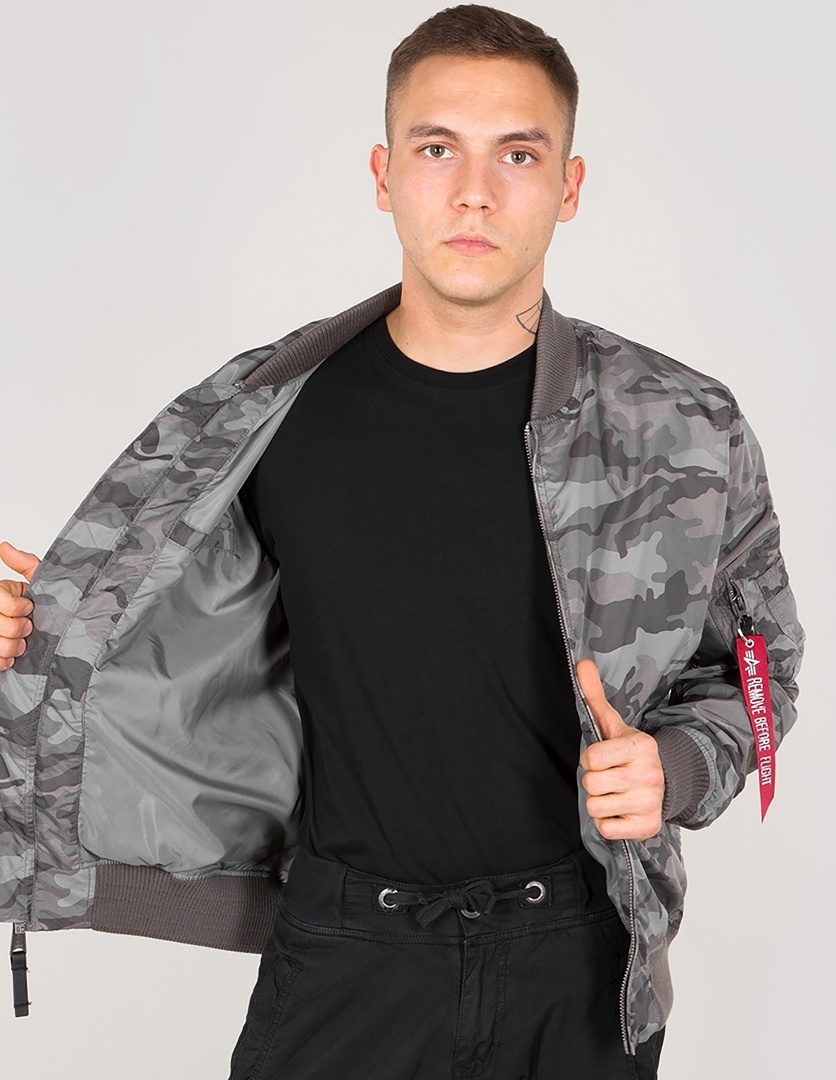 Alpha Industries MA-1 TT Giacca grigio S Figura 2