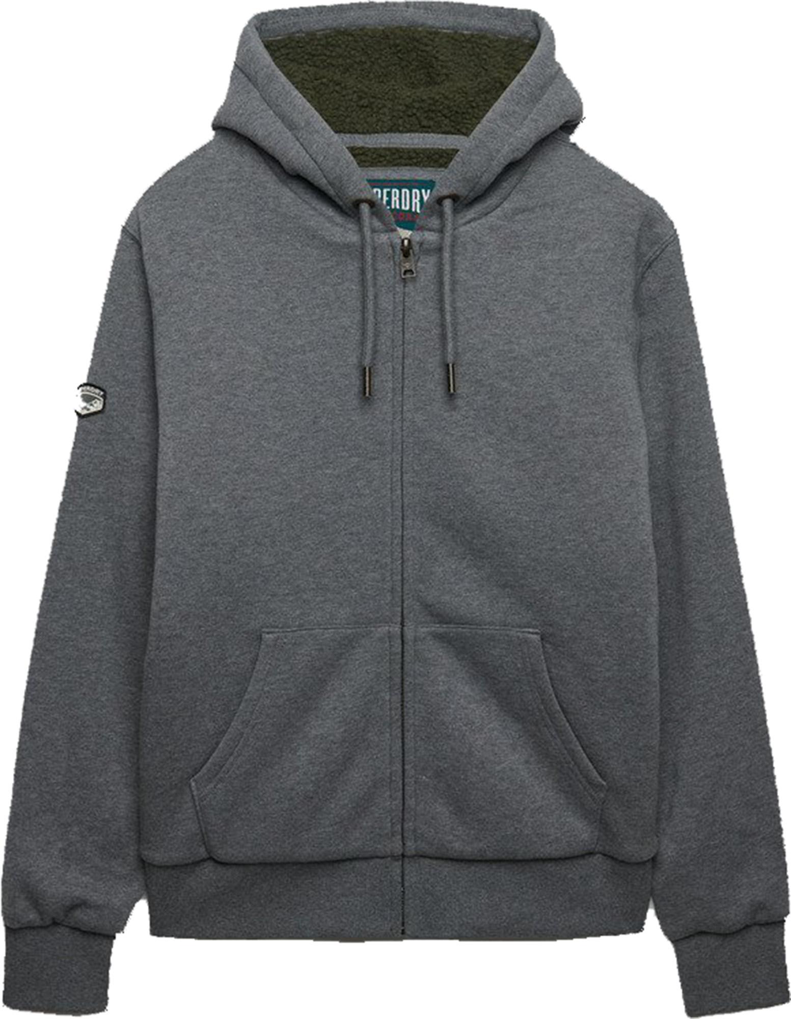 Superdry & Co ジップフーディー グレー L 図1