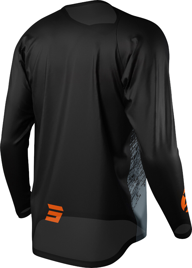 Shot Devo Roll Motorcross Trui Zwart/oranje M Figuur 2