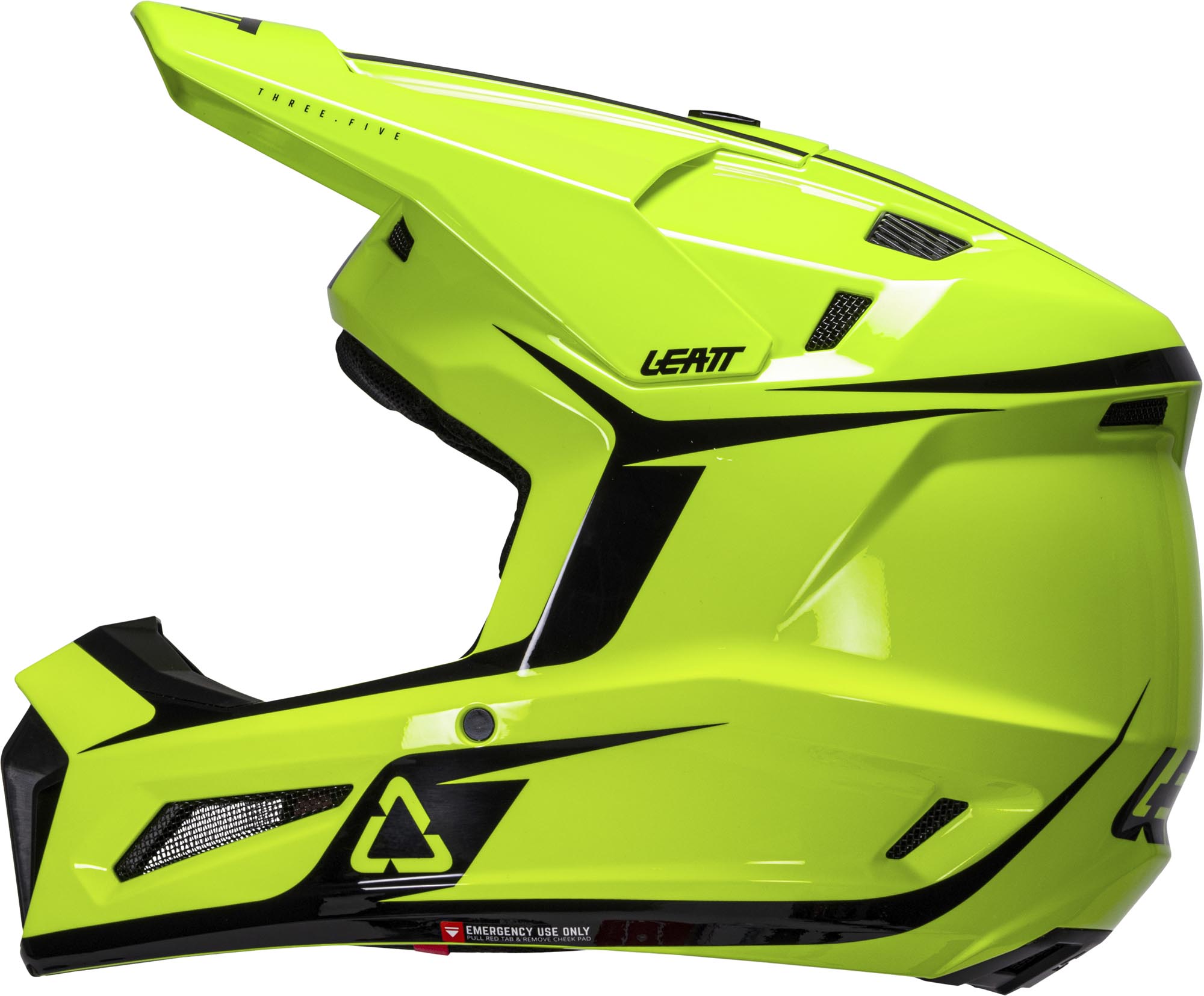Leatt 3.5 Junior Cască de motocross cu ochelari de protecție Alb/Negru/Roșu M (51/52) Figura 5