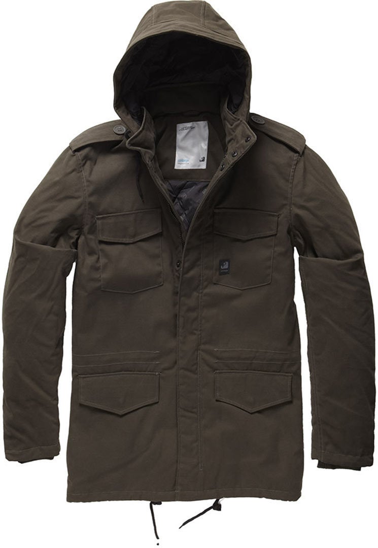Vintage Industries Darren Parka 재킷 짙은 녹색 L 그림 1