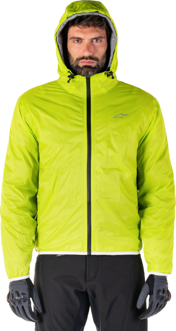 Alpinestars Mohobbs waterproof Motorcycle Textile Jacket grey/yellow M Figure 4