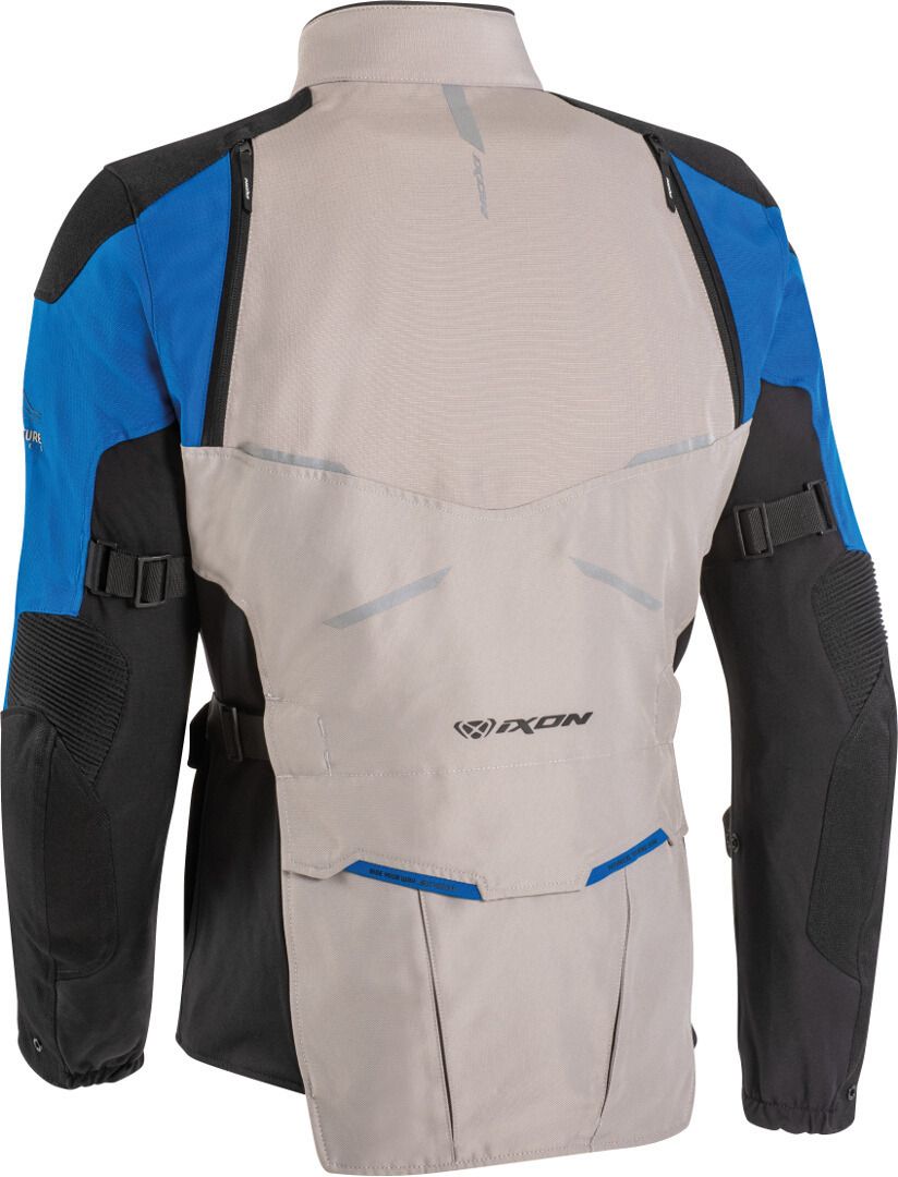 Ixon Eddas Motorcycle Textile Jacket grey/black/blue S Figure 2