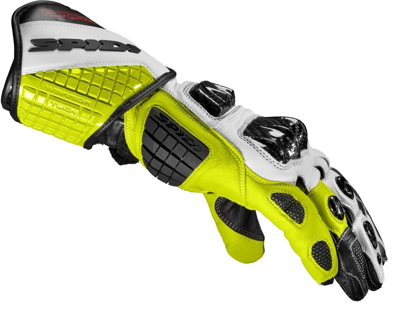 Spidi Carbo Track Evo Motorcykel handsker sort/neon S Figur 2