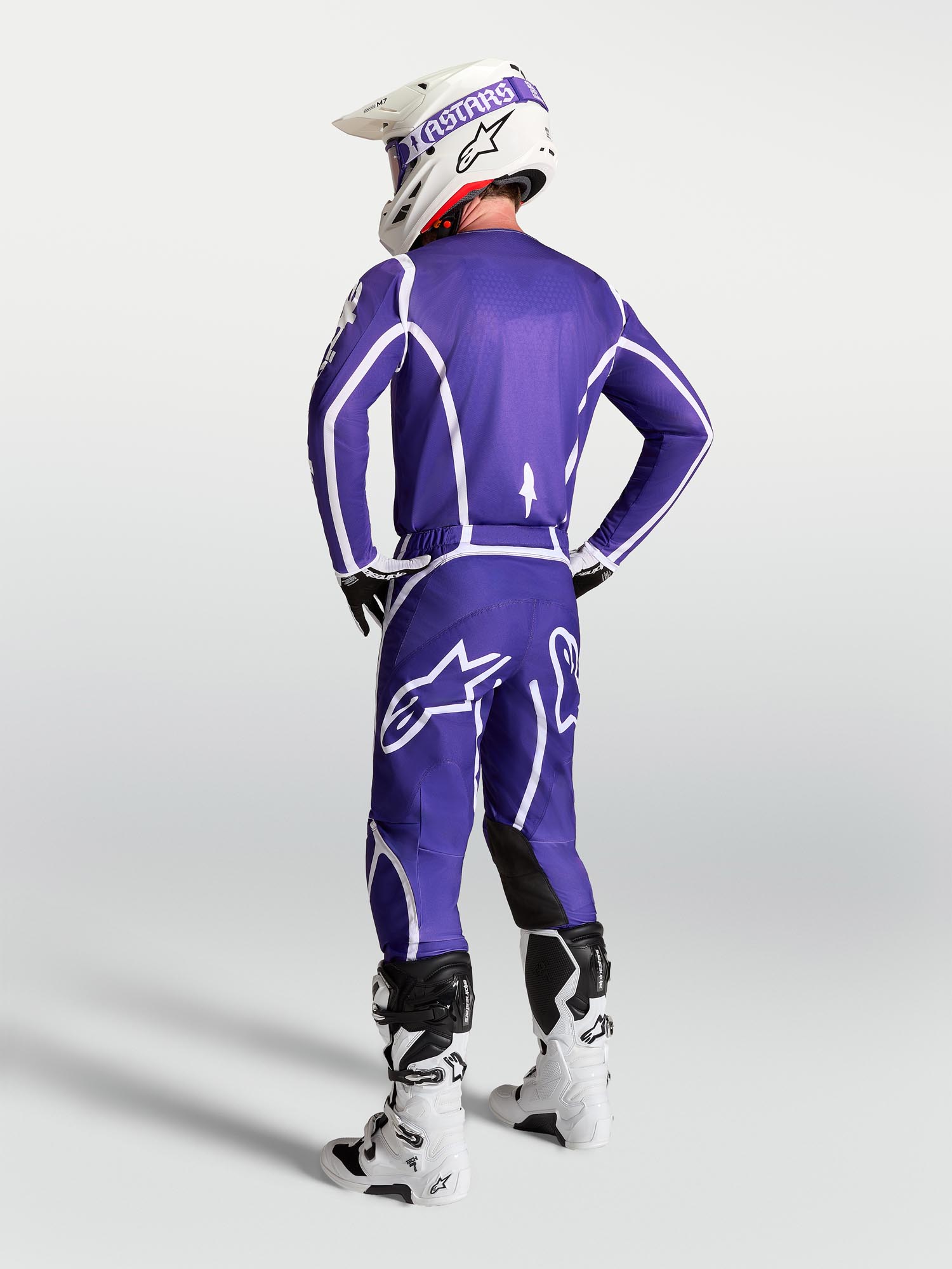 Alpinestars Fluid Apex V2 Motokrosový dres modrobílá M Obrázek 8