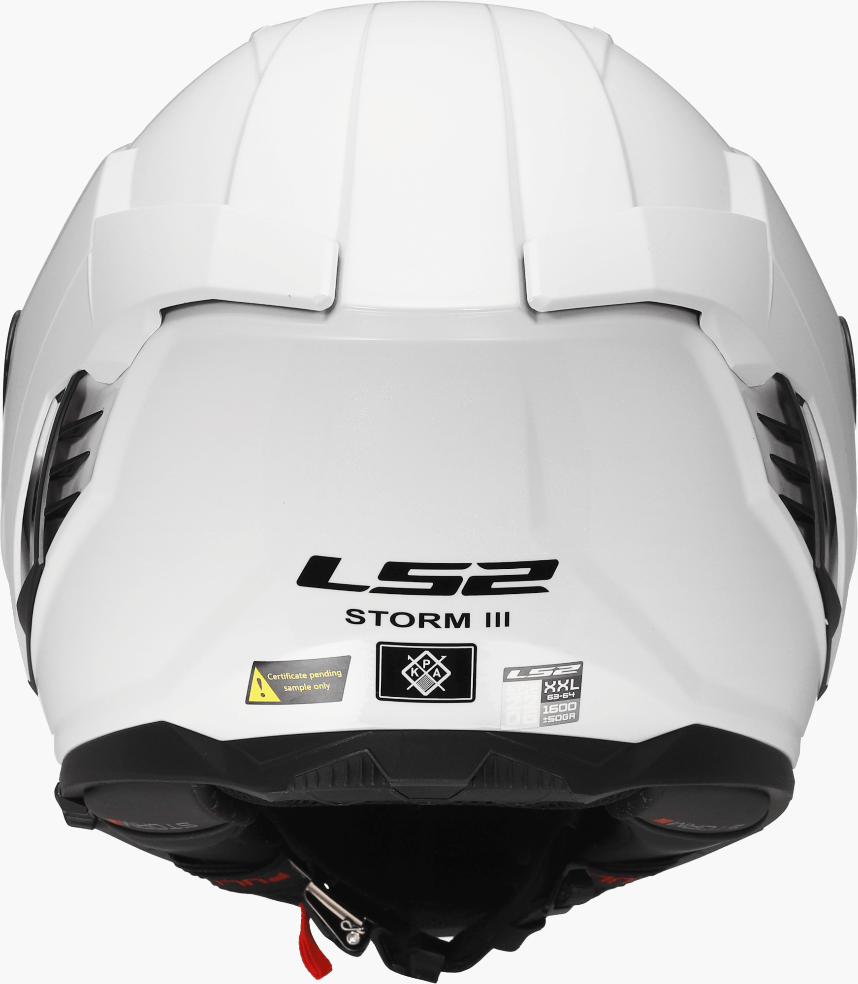 LS2 FF818 Storm III Helm Wit XL (61/62) Figuur 8