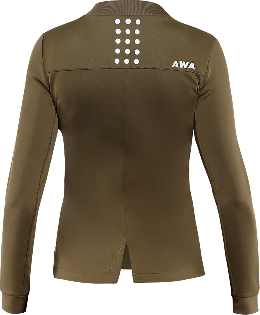 Dainese Awa Black Maillot de toison douce de dames Kaki S Figure 2