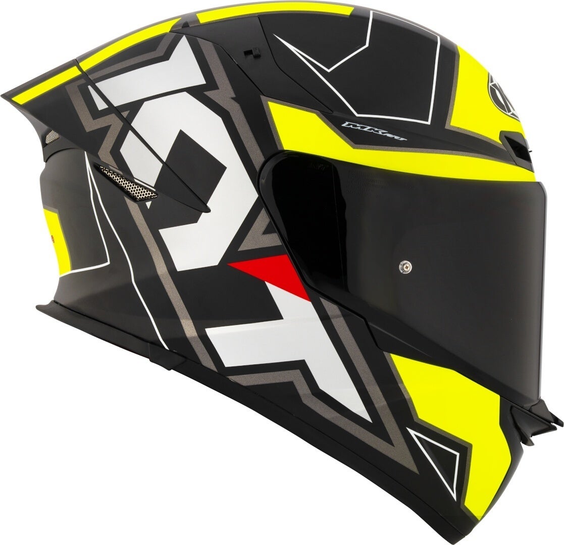 KYT TT-Revo Electron Helm schwarz matt/gelb L (59/60) Abbildung 5
