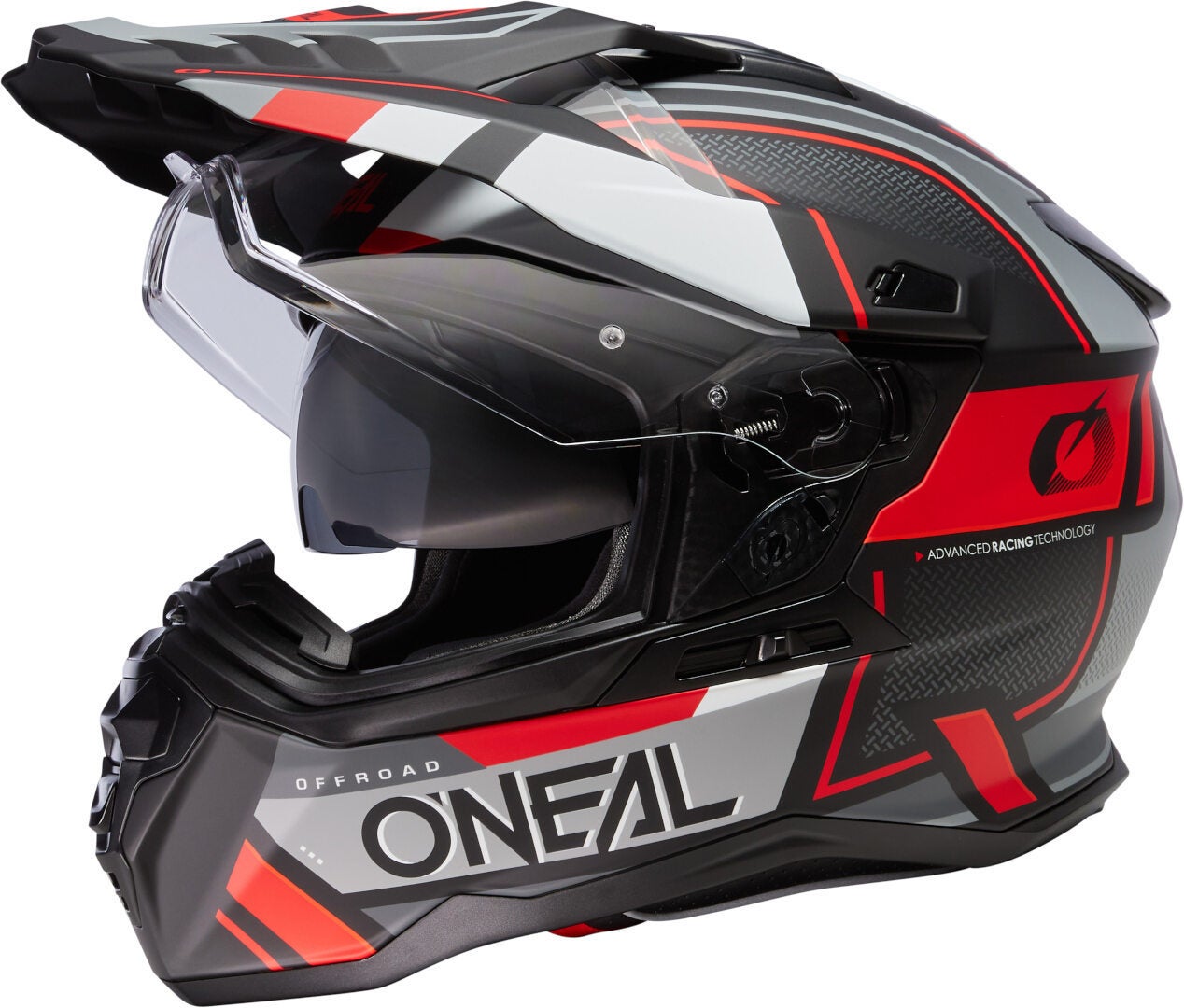Oneal DSeries Square Motocross Helmet black matt/red M (57/58) Figure 4