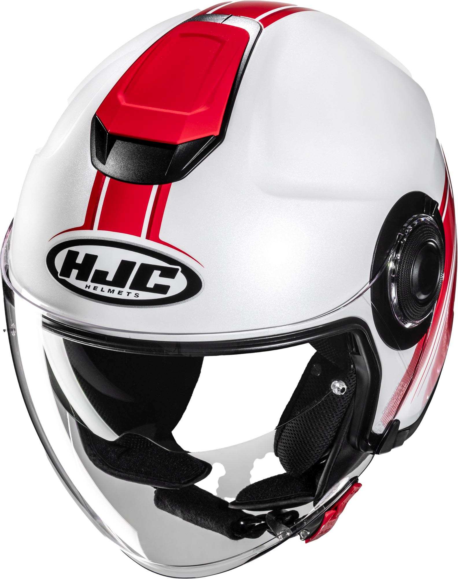 HJC i40N Vision Capacete a jato branco/vermelho/preto XL (60/61) Figura 2