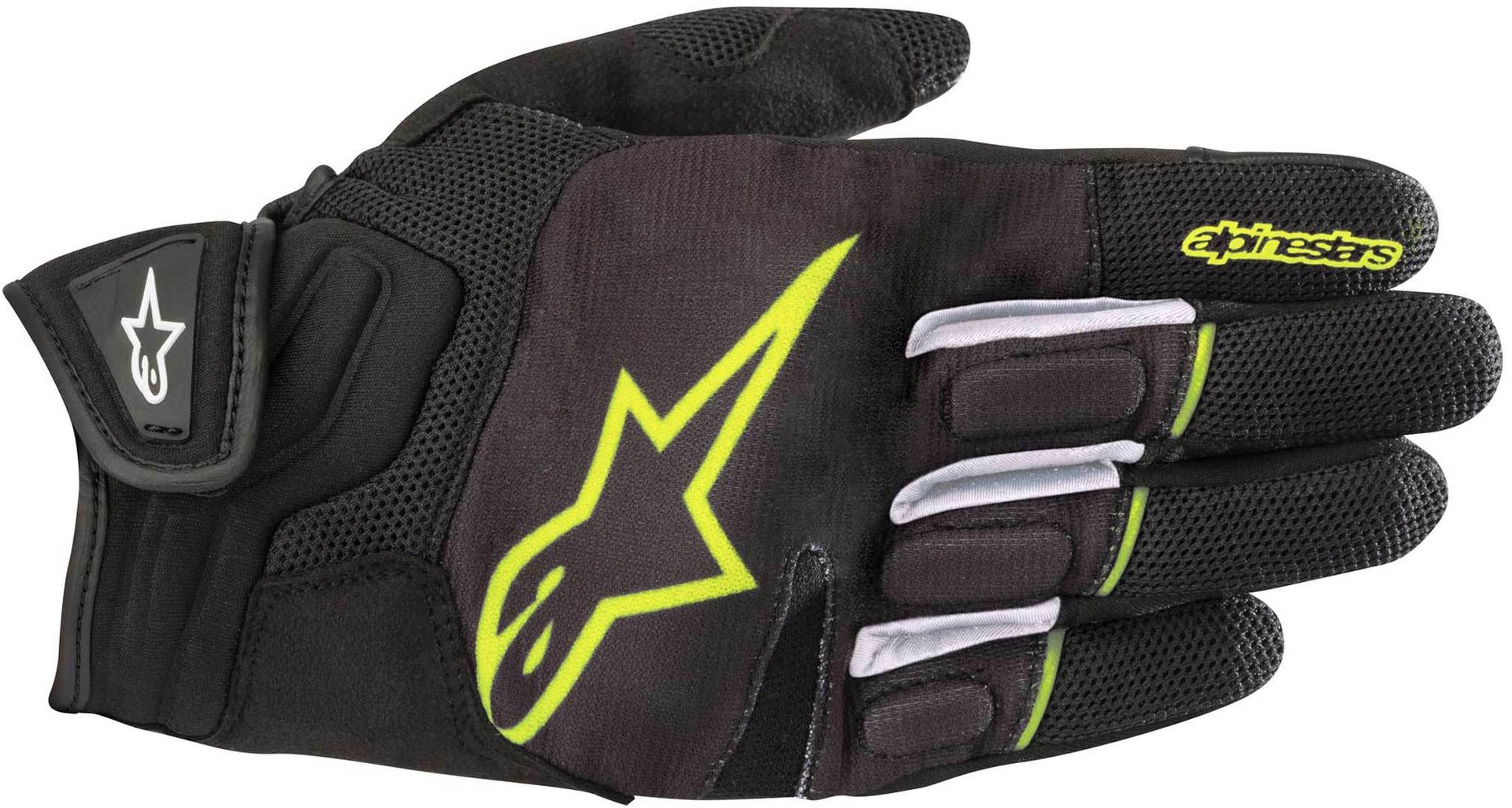 Alpinestars Atom Motorcykel handsker sort/gul L Figur 1