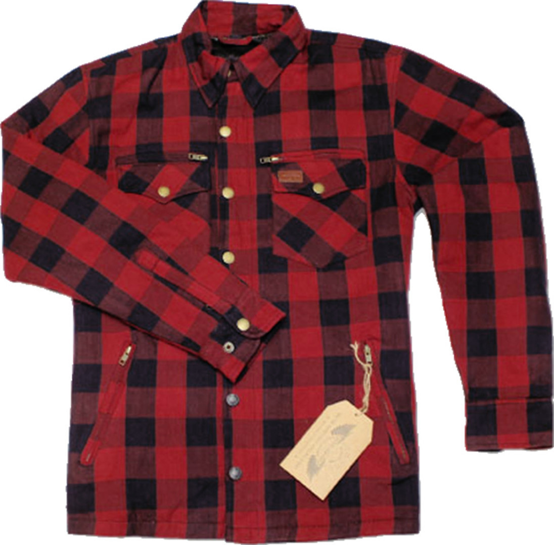Büse M11 Camicia moto rosso L Figura 1