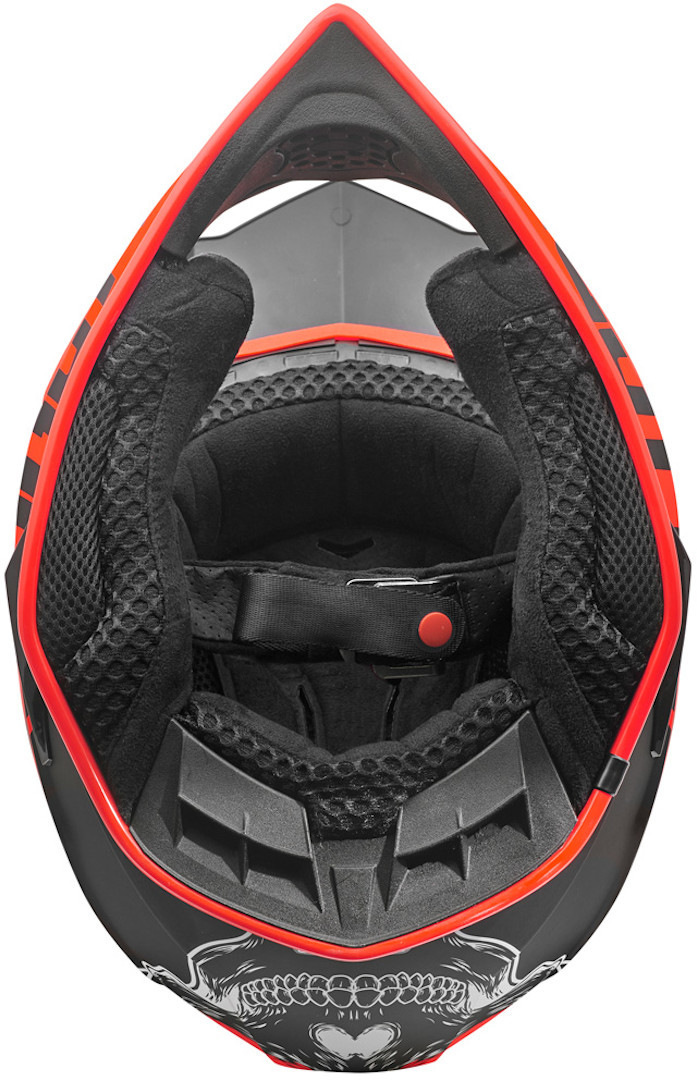 Bogotto V321 Soulcatcher Motocross Helm rot/schwarz S Abbildung 3