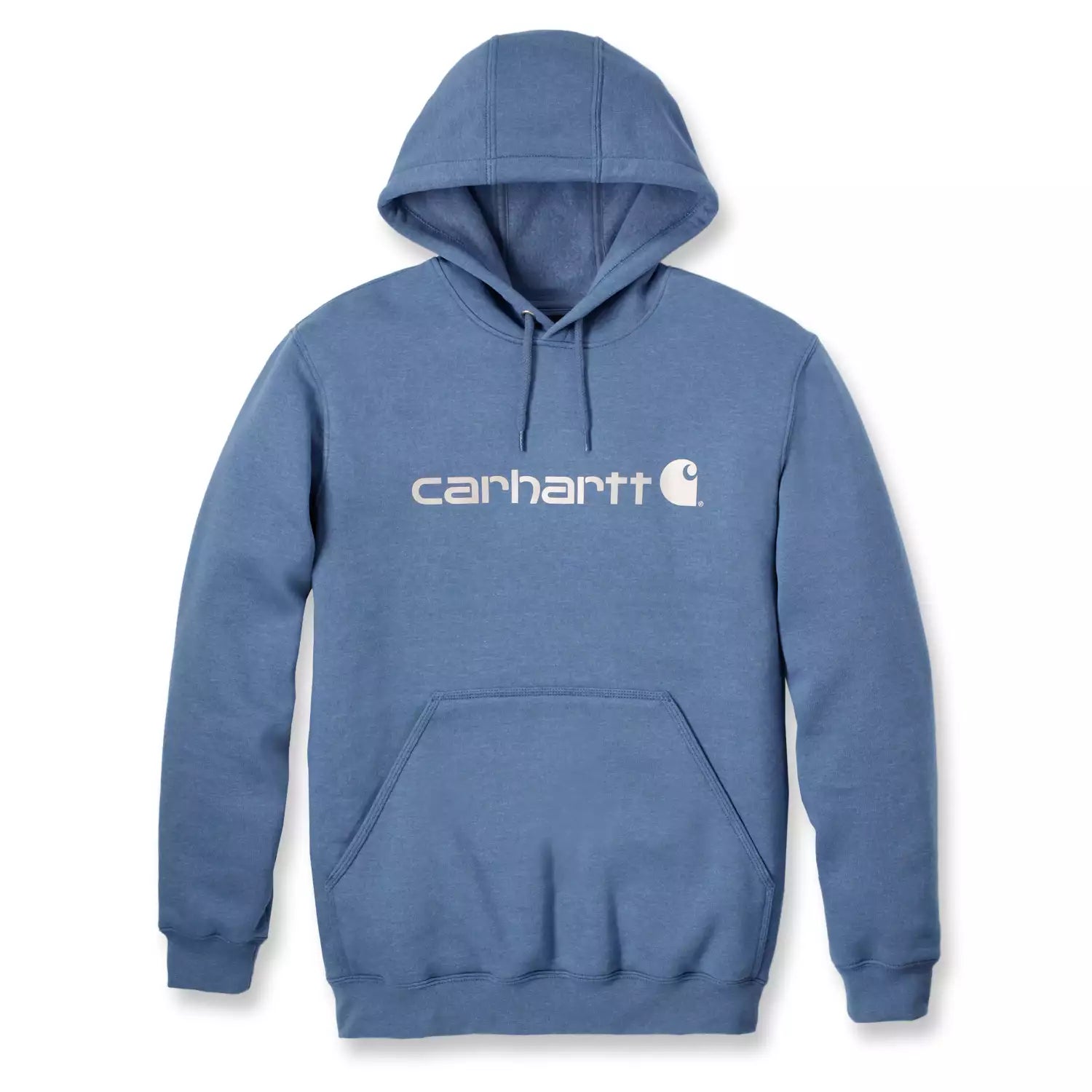 Carhartt Signature Logo Midweight Hettegenser blå/grå XL Figur 1