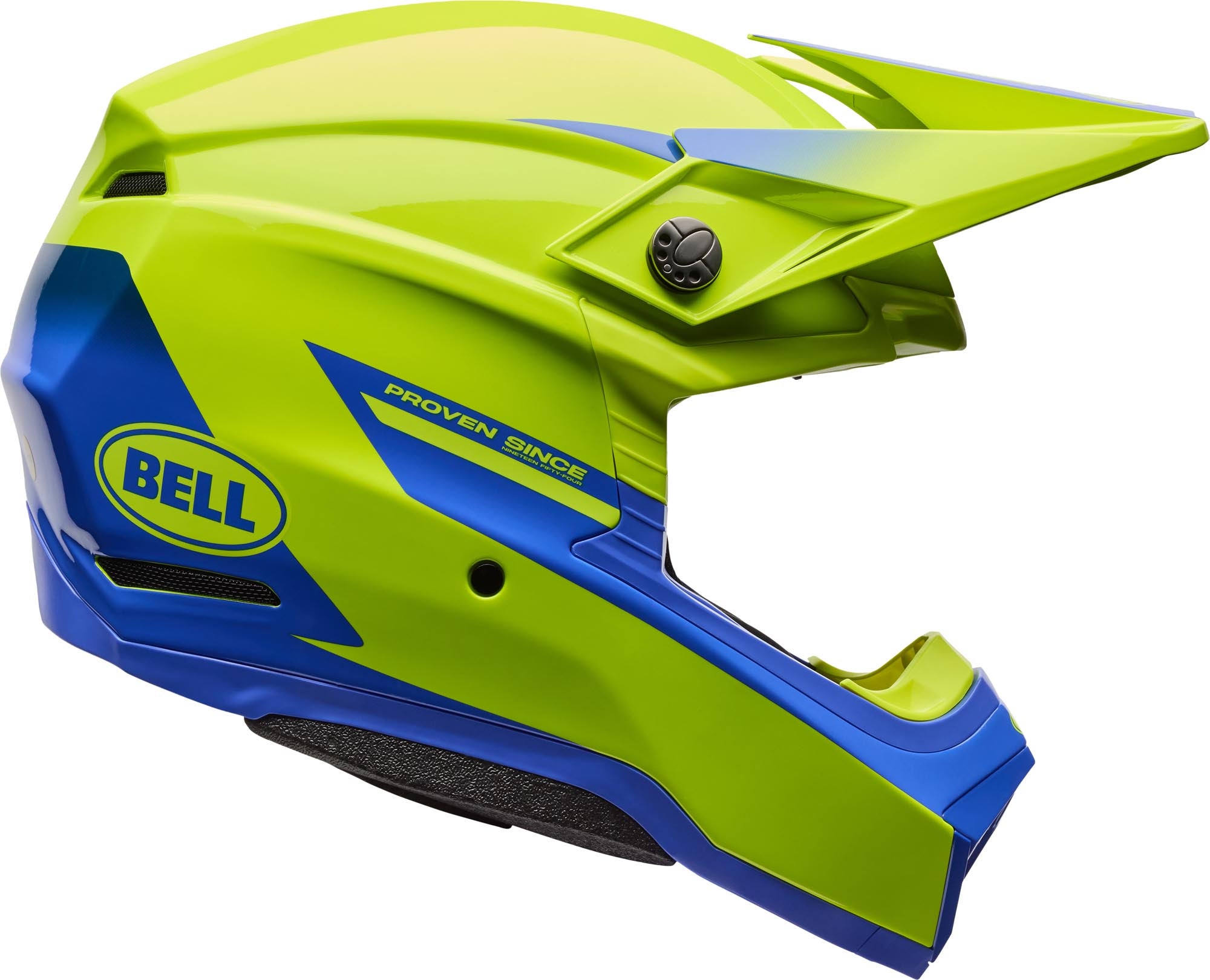 Side view of Bell Moto-10 MIPS Fade Motocross Helmet