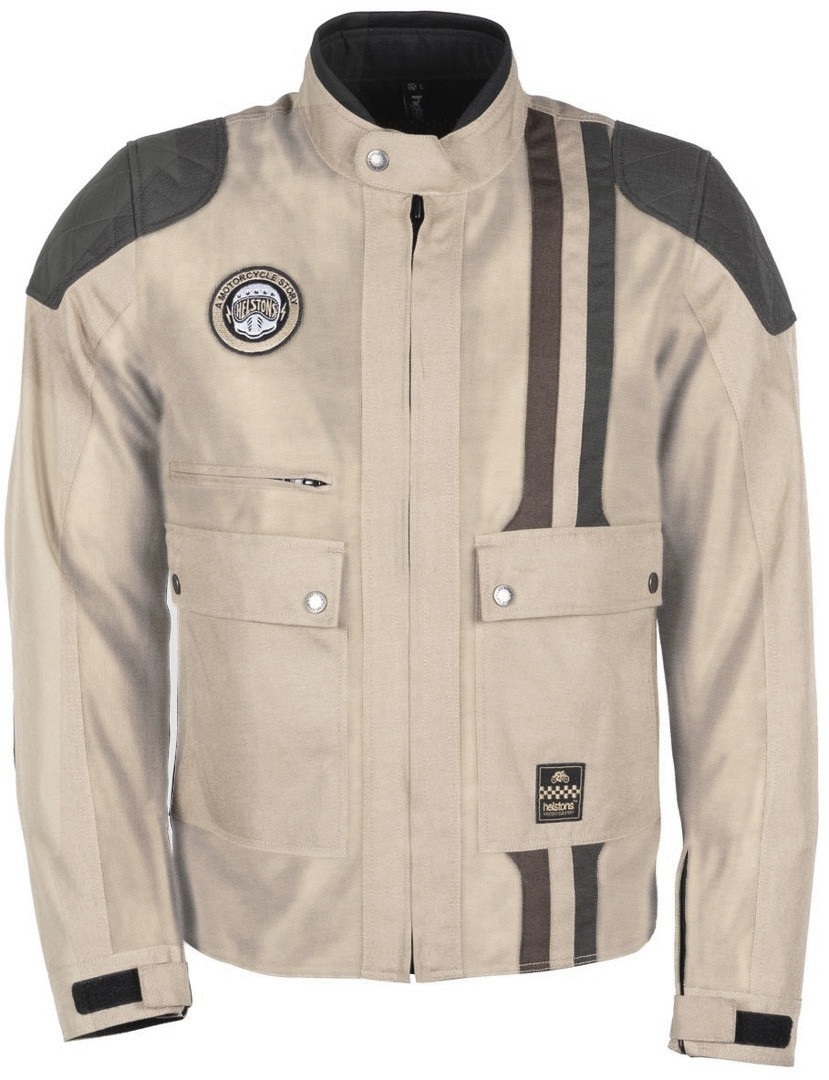Helstons Hamilton Motorrad Textiljacke beige 3XL Abbildung 1