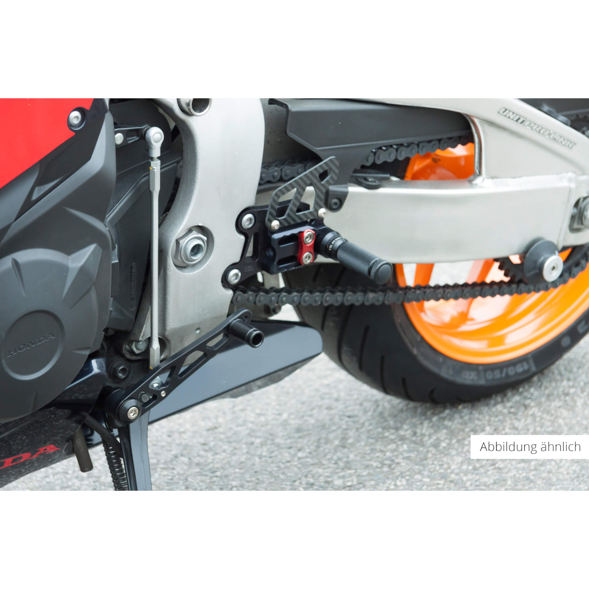LSL Reservdel 2-glid fotstöd system 118K131-RRT, ZX-6 R 09-12, Racing Växlande sida Figur 1