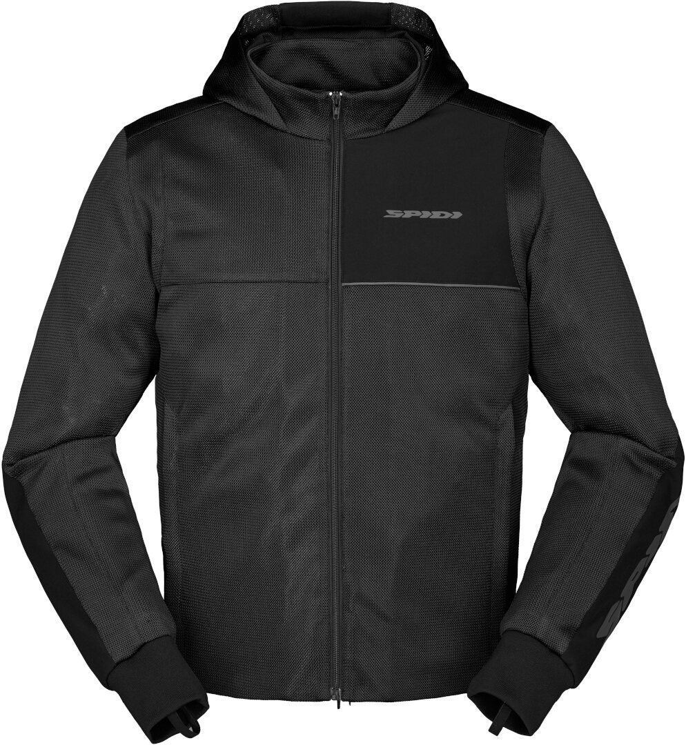 Spidi Net Sudadera con capucha de moto negro M Figura 1