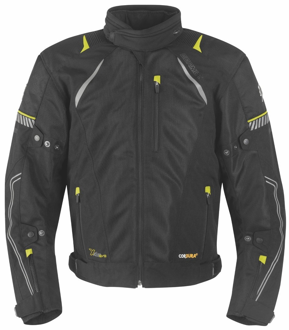 Germot X-Air Evo Pro Veste Textile moto noir/jaune 6XL Figure 1