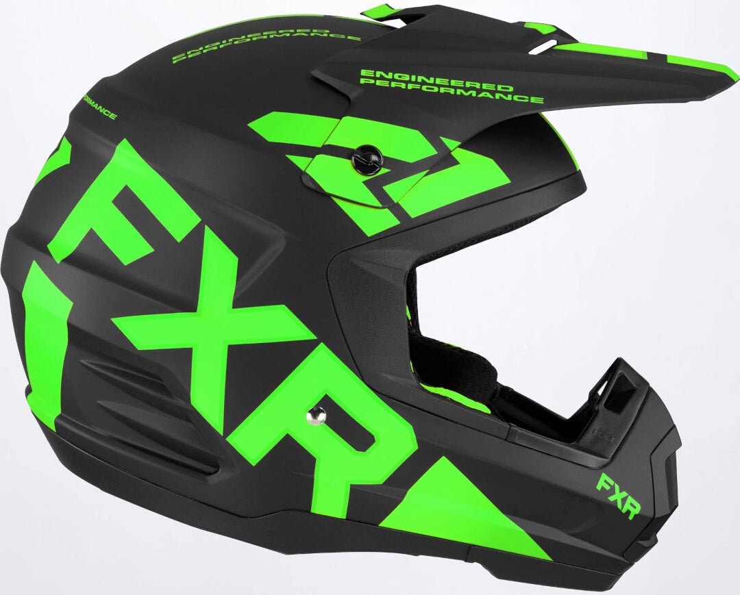 FXR Torque Team Snescooterhjelm sort/grøn S (55/56) Figur 4
