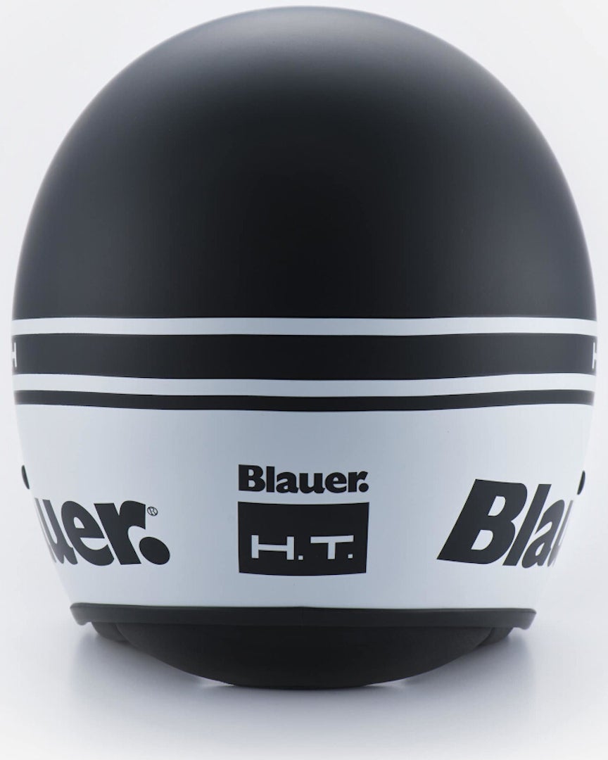 Blauer Pilot 1.100 噴射頭盔 黑色啞光/白色 男（57/58） 圖2