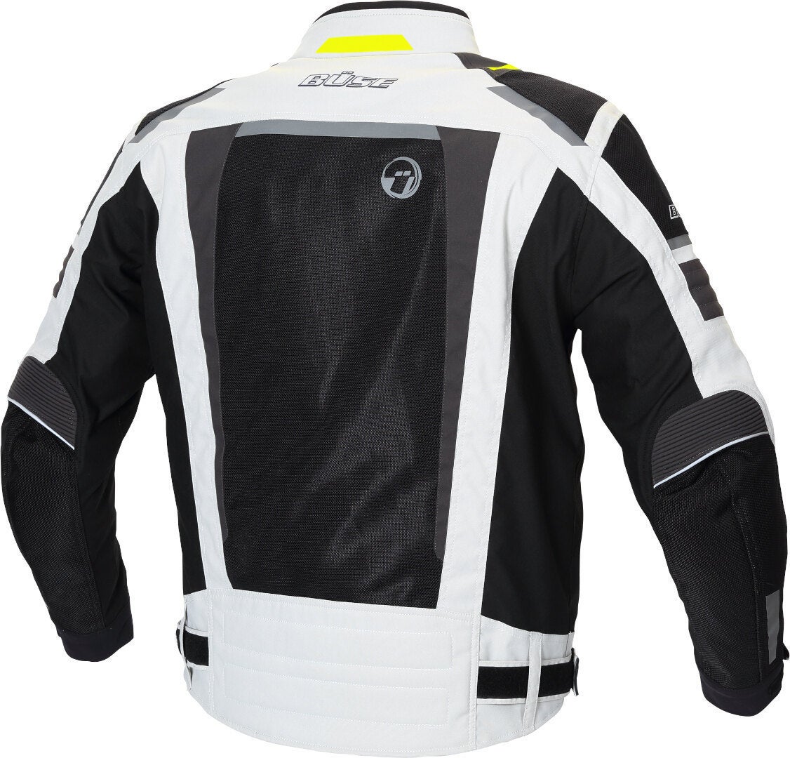 Büse Livorno Motorrad Textiljacke hellgrau 4XL Abbildung 3