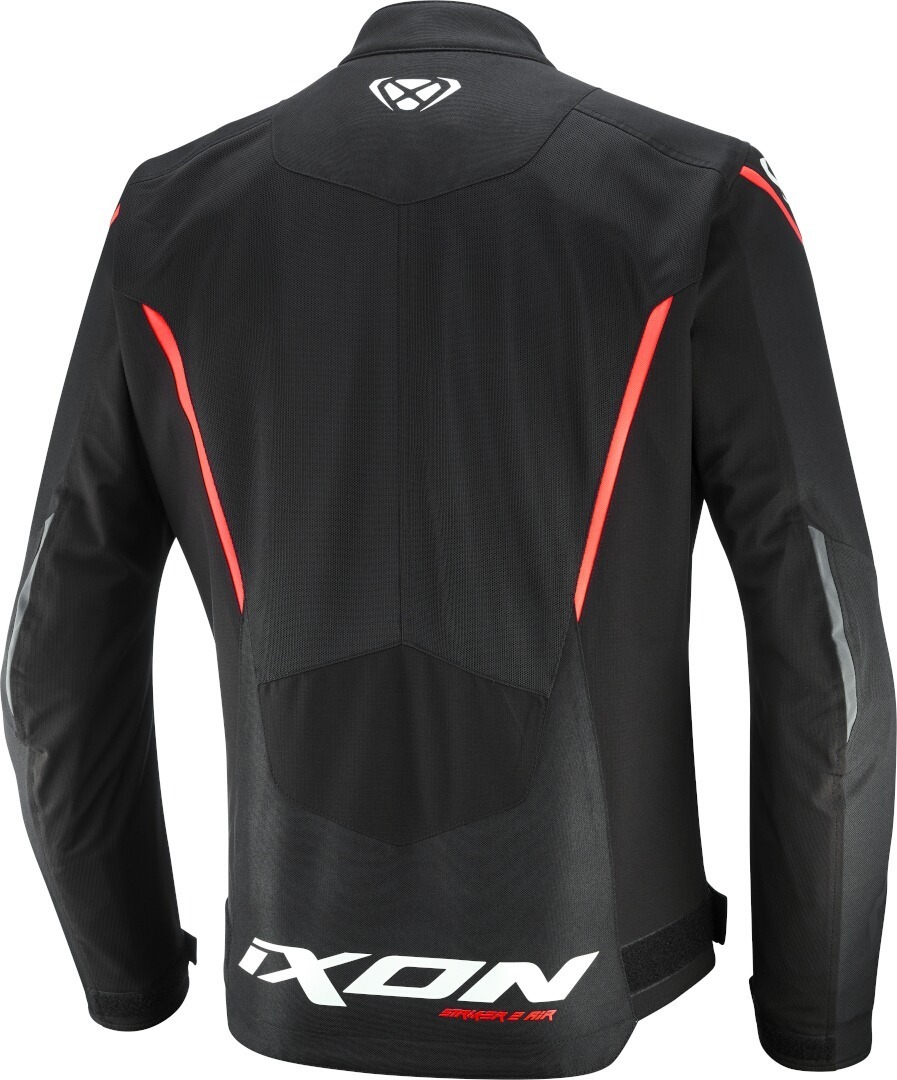 Ixon Striker 2 Air WP waterproof Motorcycle Textile Jacket black/white/red M Figure 2