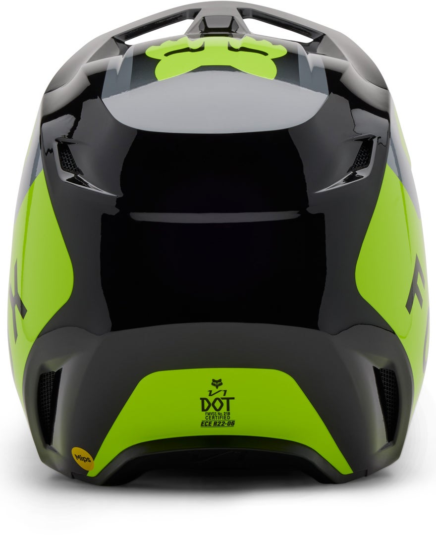 FOX V1 Lean MIPS Jugend Motocross Helm grau/gelb Y/M (51/52) Abbildung 3