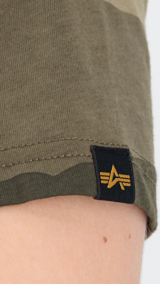 Alpha Industries Basic Camo T-Shirt oliv 3XL Abbildung 5
