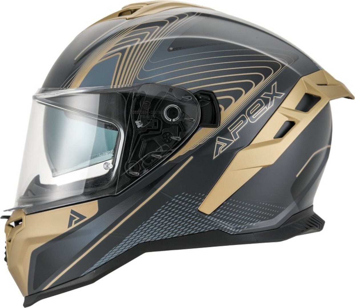 APEX FI200 Madrid Casque Noir/Or XL (61/62) Figure 1