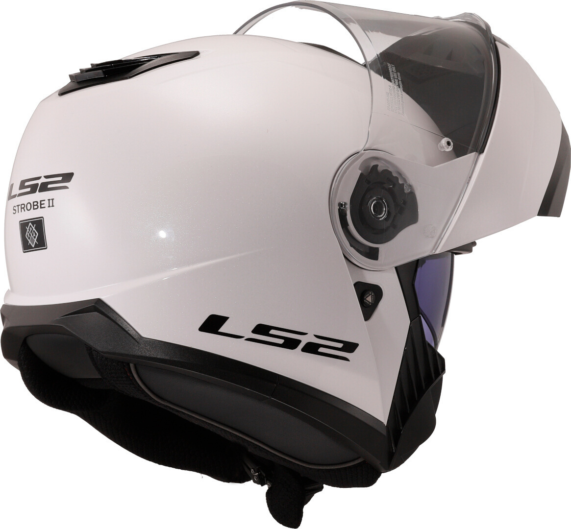 LS2 FF908 Strobe II Solid ヘルメット 白い L(59/60) 図8