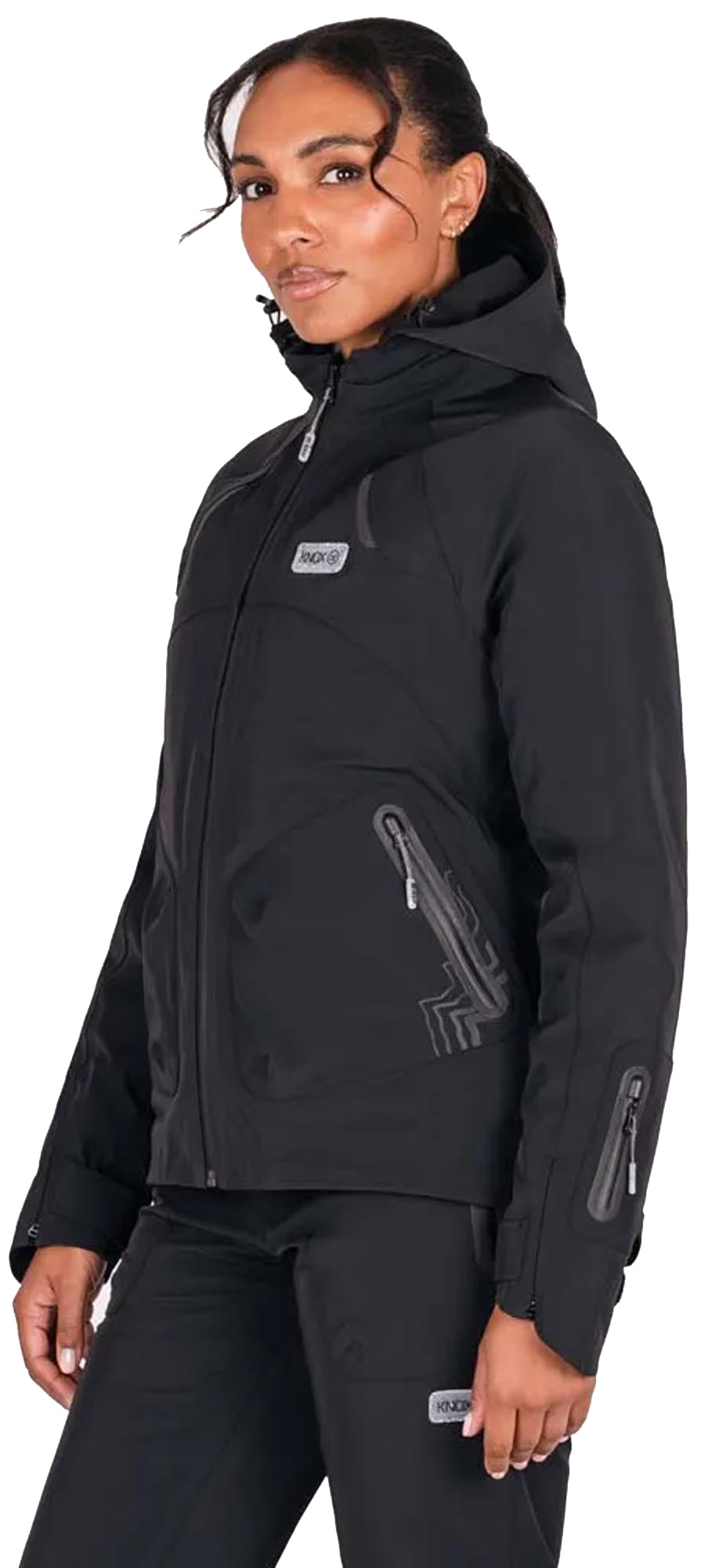 Knox Modra waterproof Ladies Motorcycle Textile Jacket black M Figure 2