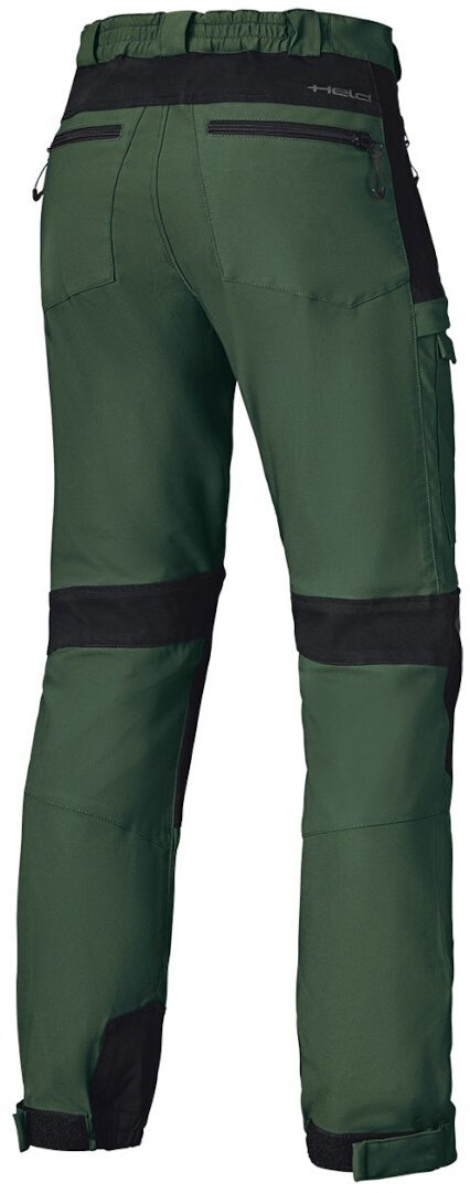 Held Dragger Base Pantalon textile moto Vert militaire 4XL Figure 2