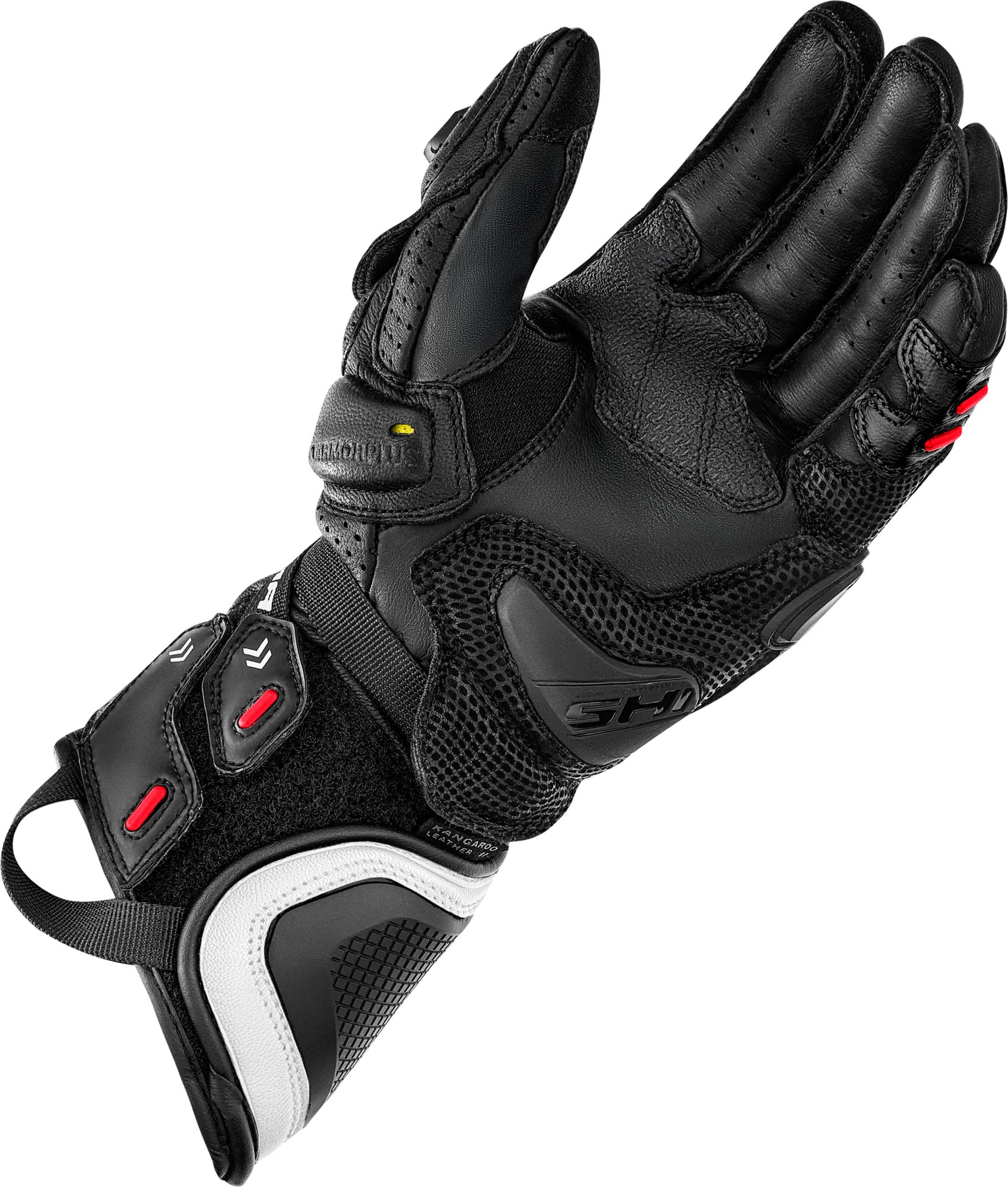 SHIMA RS-3 Motorradhandschuhe schwarz/weiß L Abbildung 3