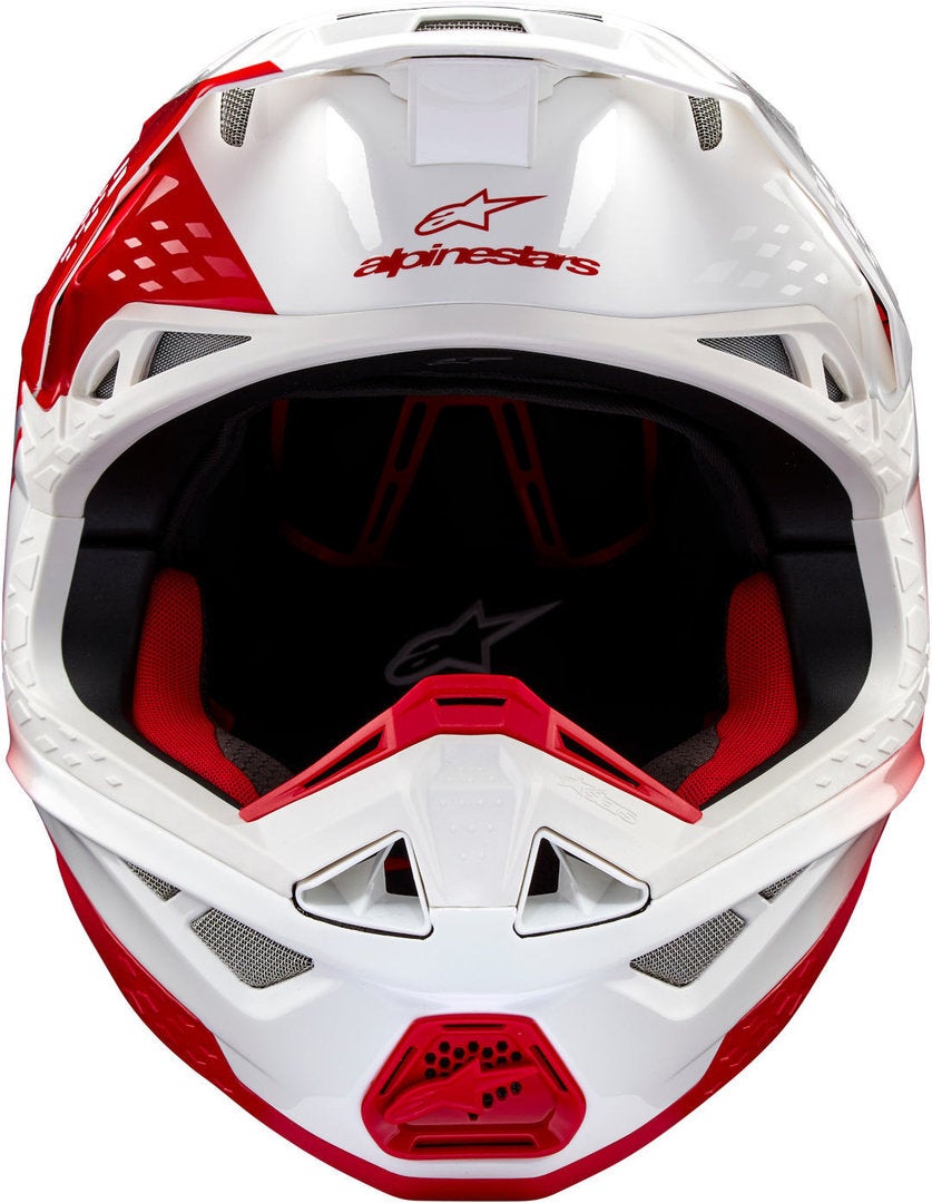 Alpinestars Supertech S-M10 Unite 2024 Casco Motocross bianco/rosso S (55/56) Figura 7