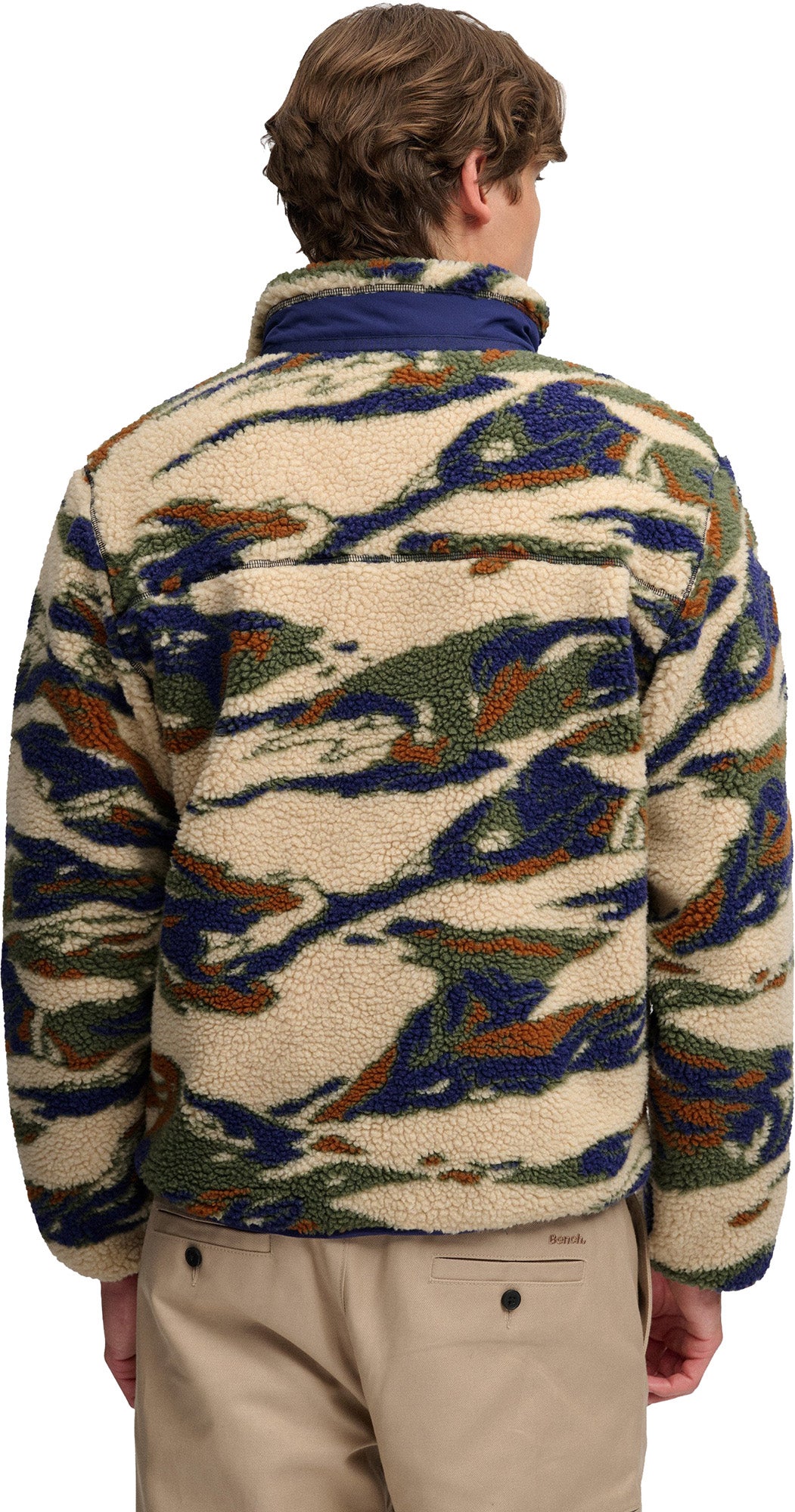 Superdry & Co Terrain Fleece Jacket Khaki L Figure 8