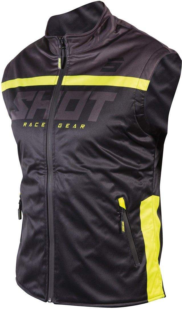 Shot Bodywarmer Lite 2.0 Motocross Vest black/neon S Figure 1