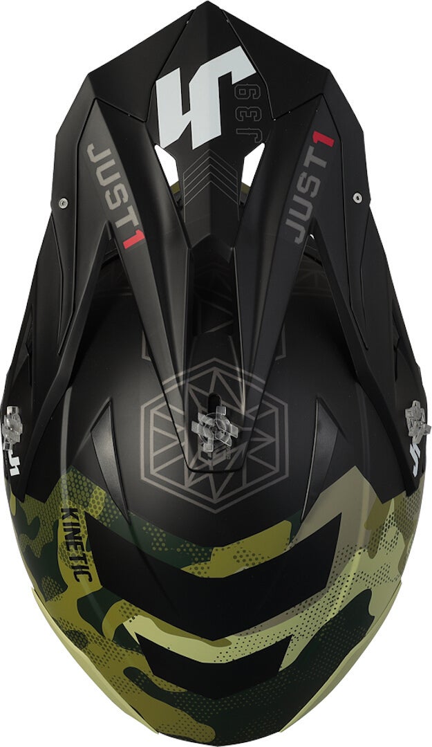 Just1 J39 Kinetic Casco motocross Verde/Nero XL (61/62) Figura 2
