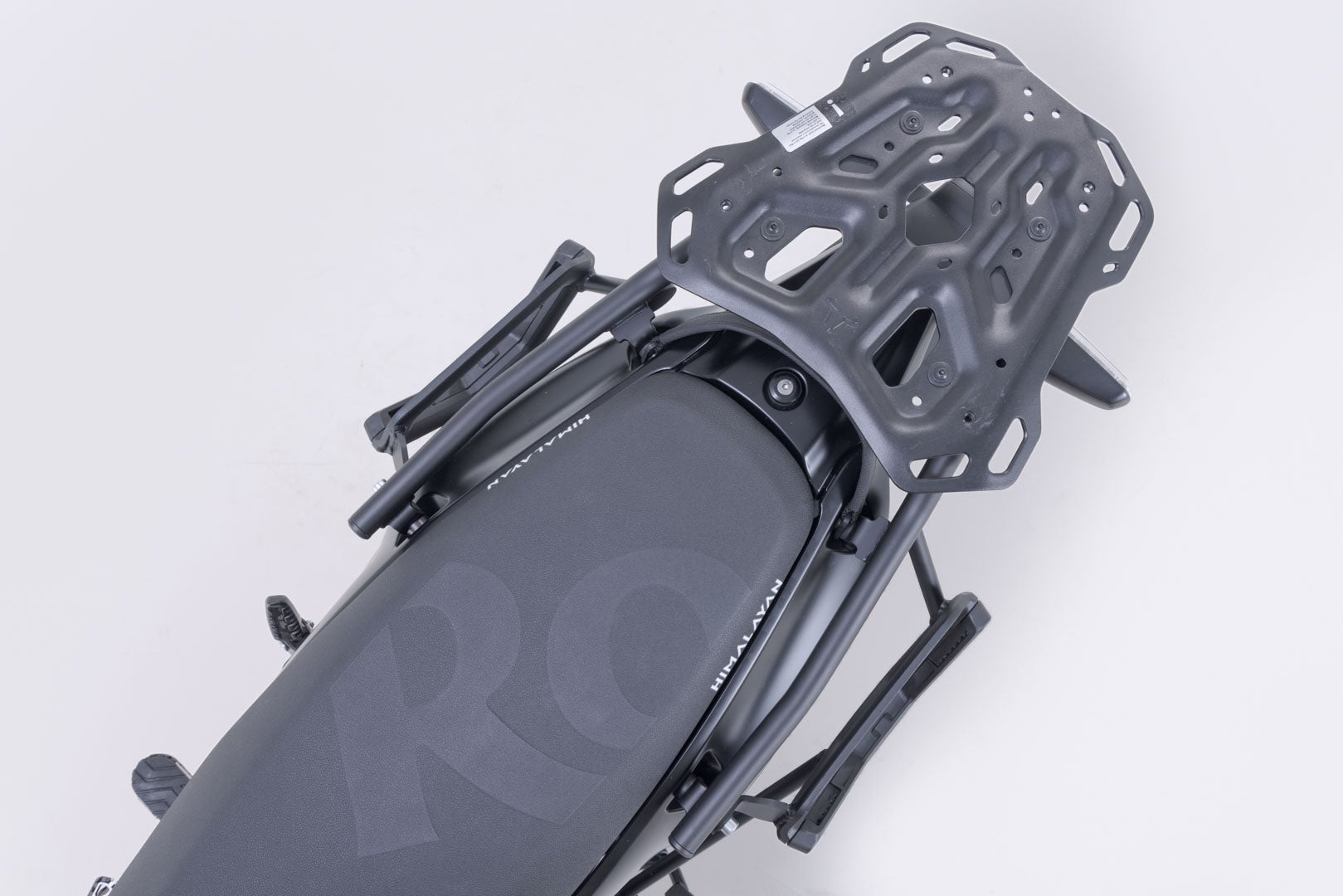 Side view of SW-Motech V-LOC Side Carrier left - Royal Enfield Himalayan 450 Rally (25-).