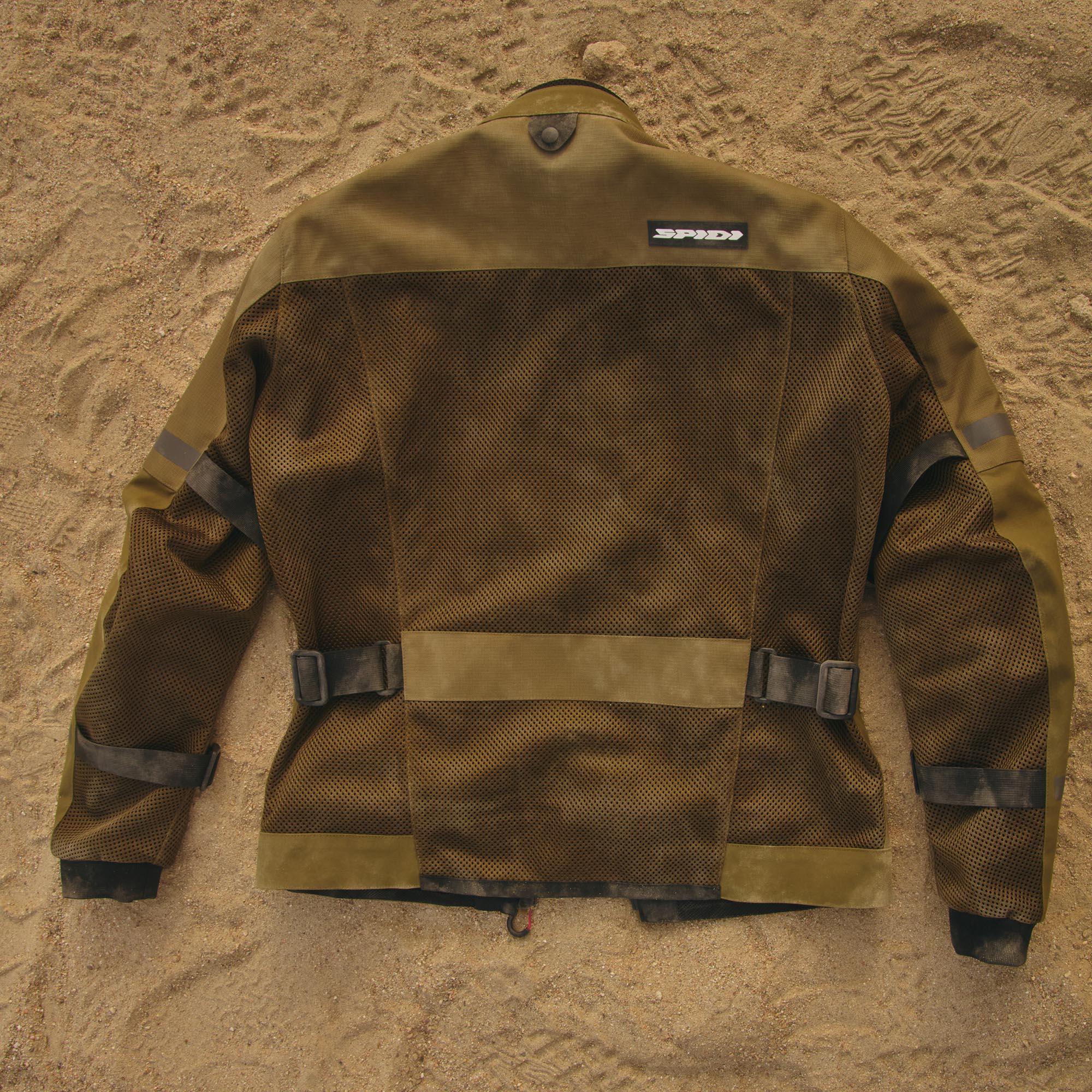 Spidi Tech Armor 2 Veste textile moto Vert militaire L Figure 10