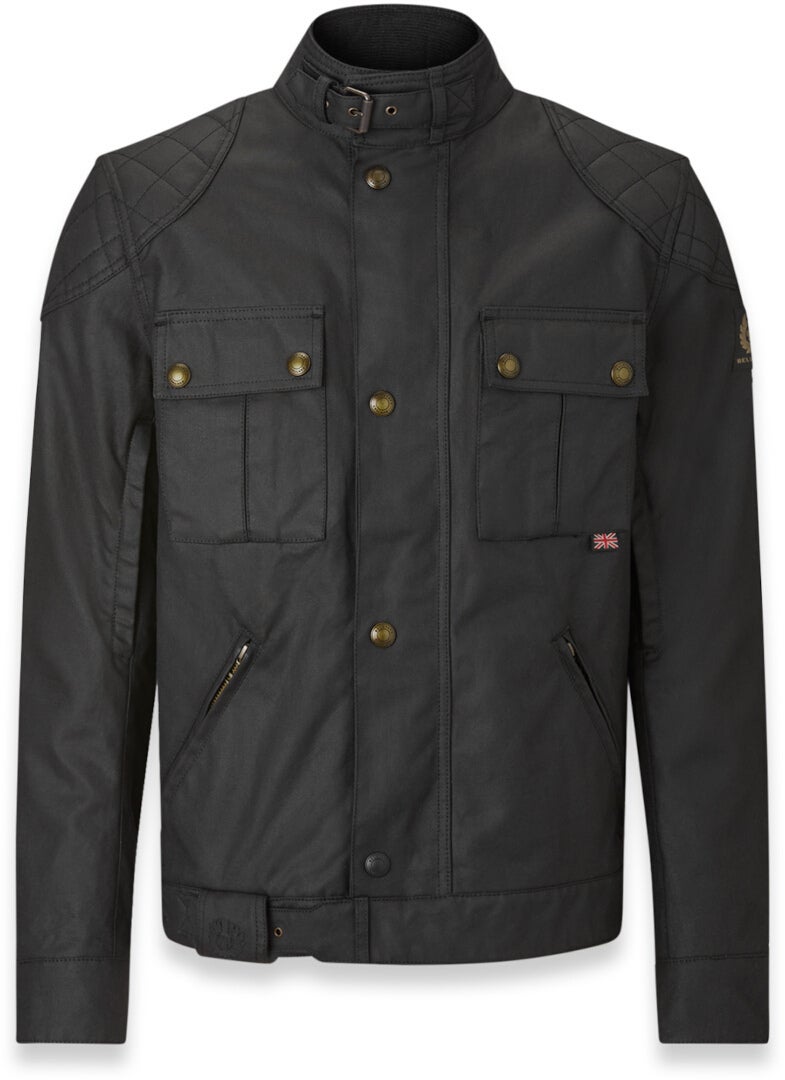 Belstaff Brooklands Motorycle voksjakke Sort 5XL Figur 1