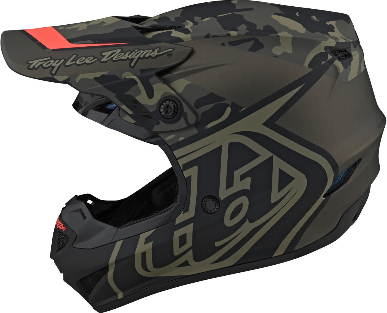 Troy Lee Designs GP Overload Camo Casque de motocross Vert L Figure 8