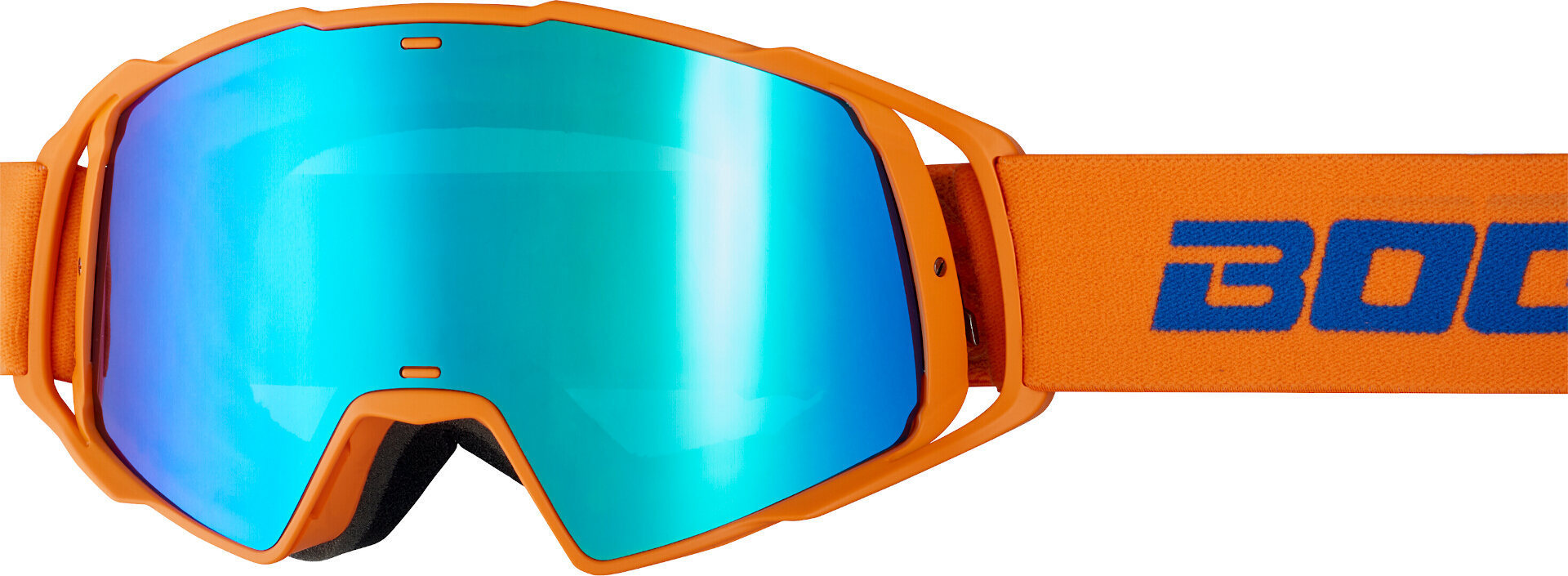 Bogotto B-Faster Ochelari de motocross portocaliu/albastru Figura 1
