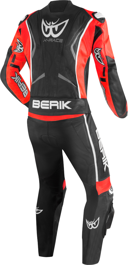 Berik Zakura Evo perforeret 2-delt motorcykel læderdragt sort/rød 52 Figur 2