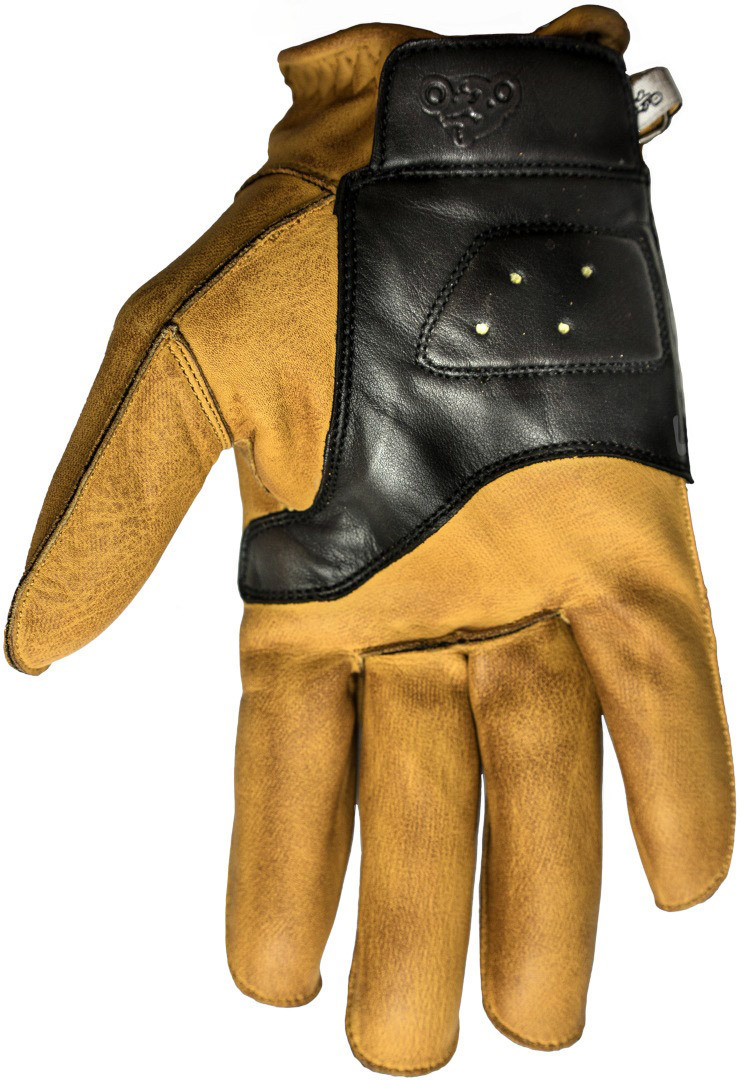 Helstons Hiro Sommar motorcykelhandskar gul 9 Figur 2