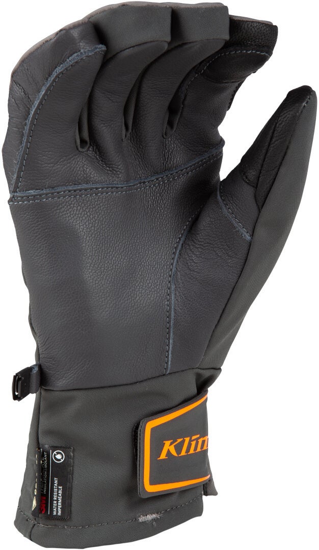 Klim PowerXross Snescooter handsker grå/orange M Figur 2