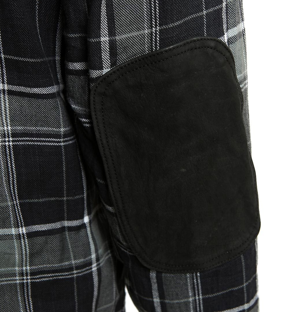 Bores Lumberjack Premium Motorradhemd grau/schwarz/weiß M Abbildung 5