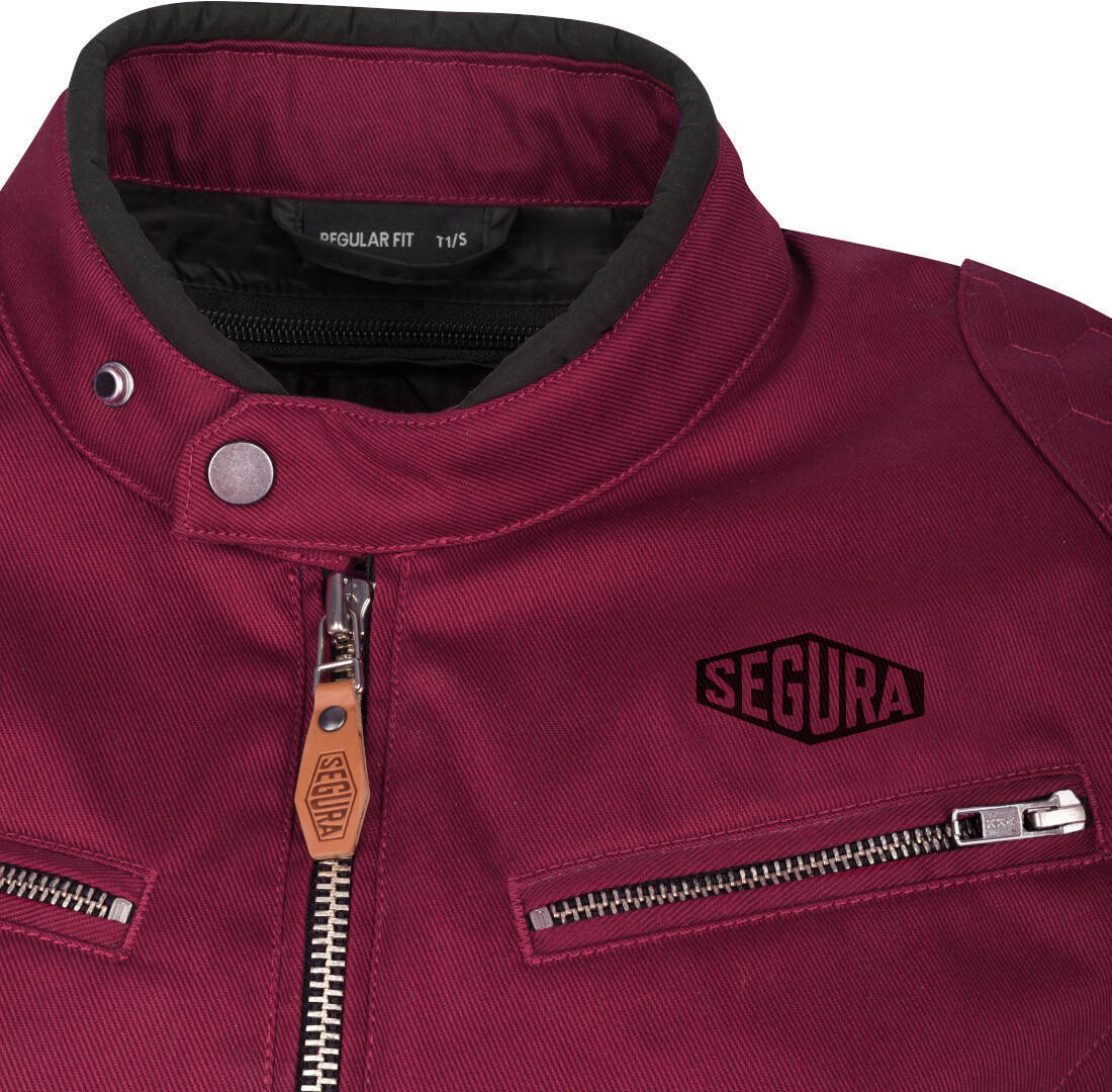 Segura Tina Giacca tessile moto da donna Rosso Borgogna 48 Figura 3
