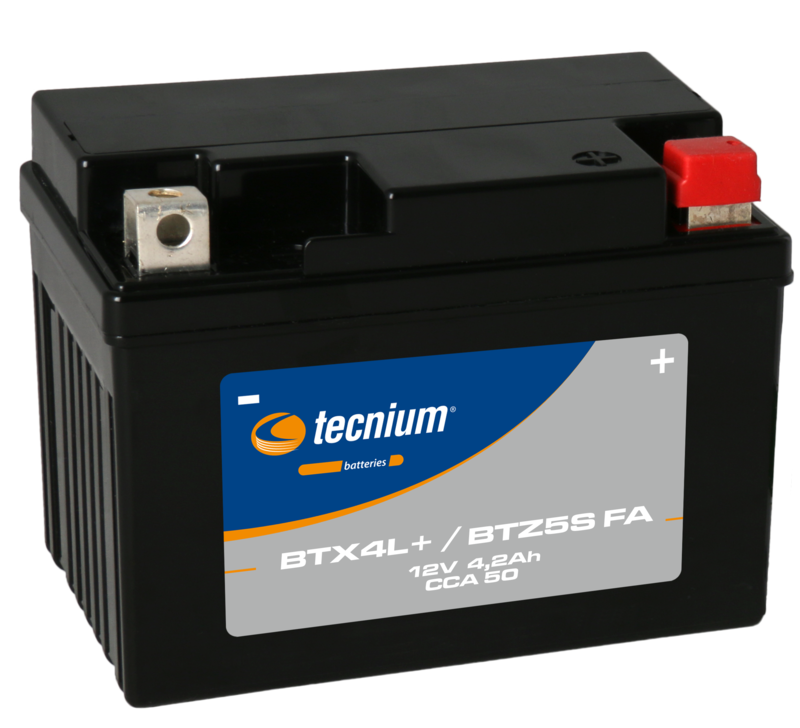 TECNIUM Fabriksaktiverat underhållsfritt batteri - BTX4L+/BTZ5S Figur 2