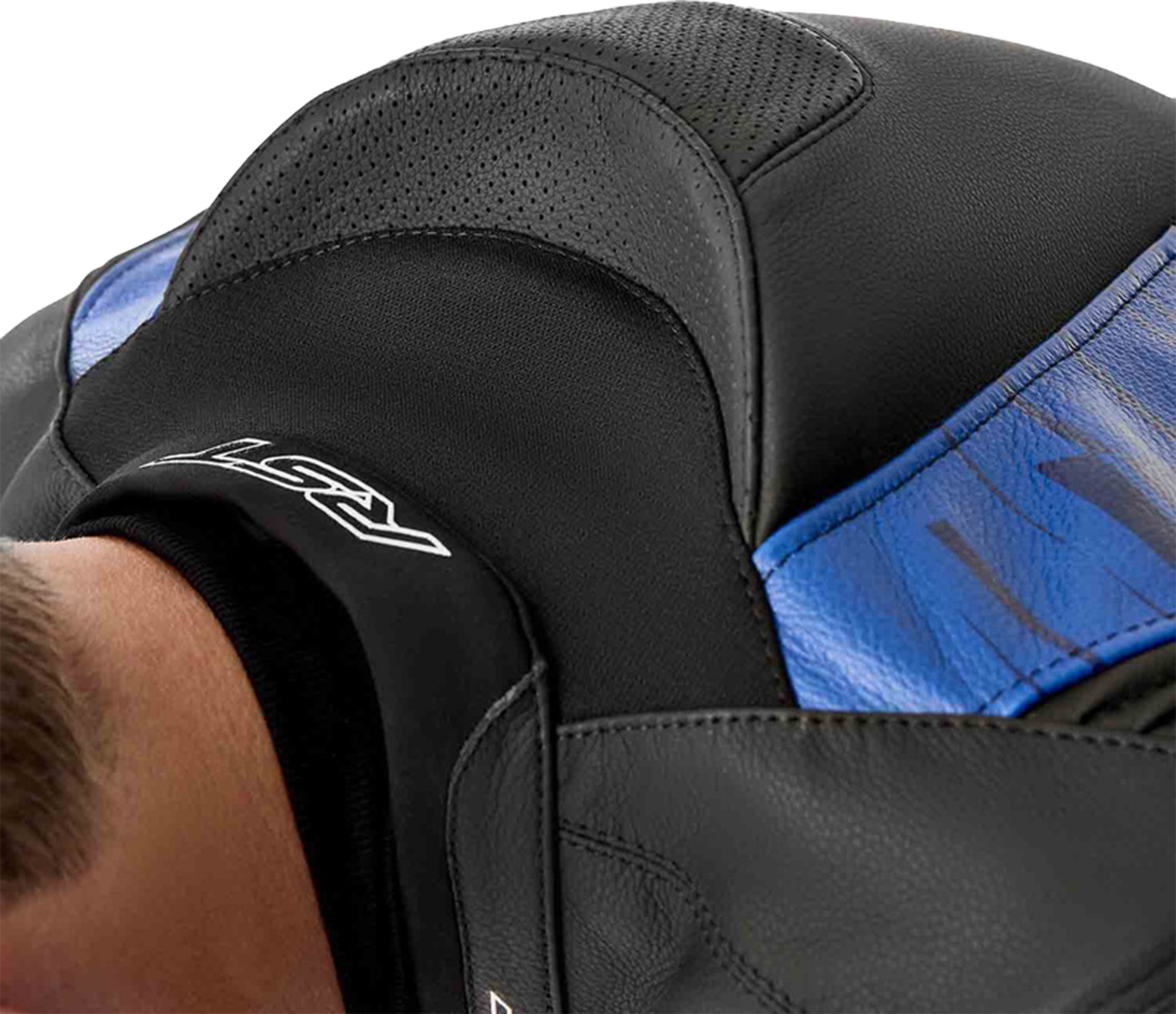 RST Tractech Evo D3O Motorcycle Leather Jacket black/blue 58 Figure 10